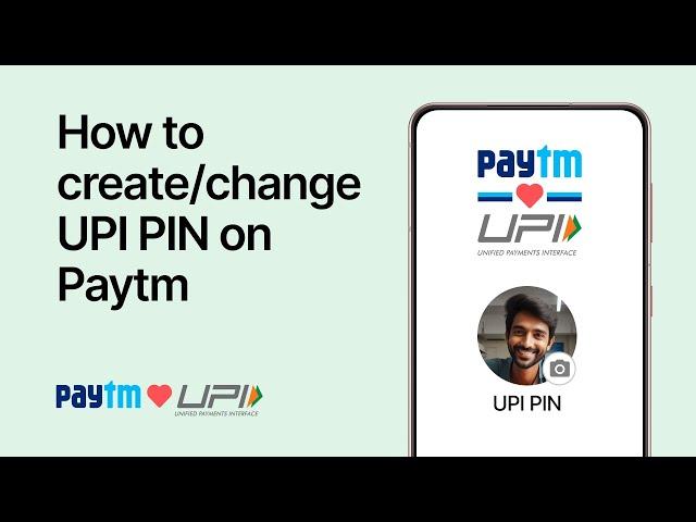 How To Create/Change UPI Pin on Paytm | (हिंदी में) | (In Hindi) | How to Paytm