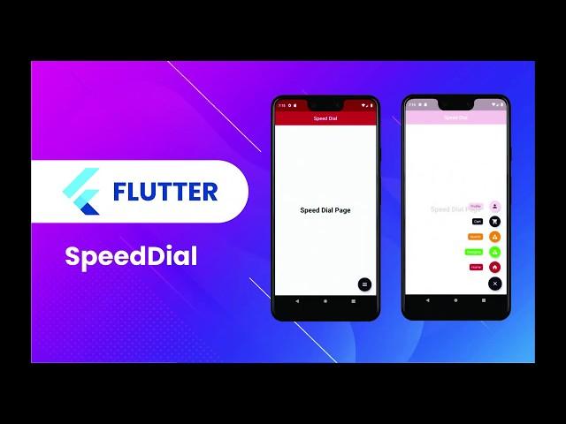 Flutter Widget | 50 | SpeedDial | floatingActionButton, Color,Container, AnimatedIcons | Speed Code