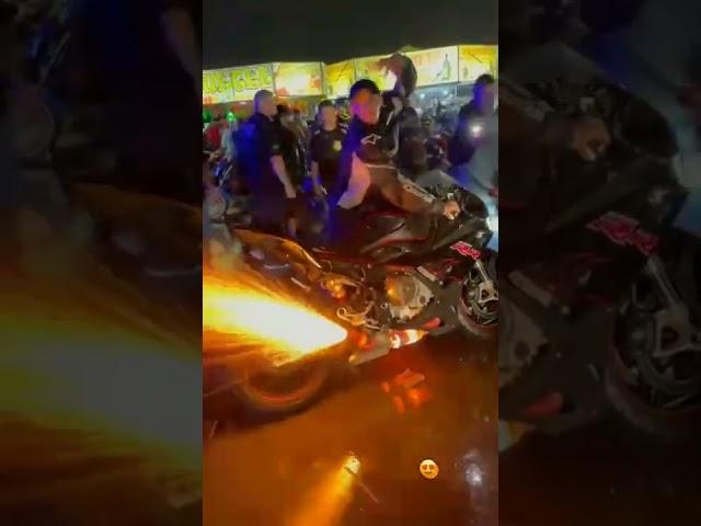 Kawasaki  ninja H2  sound in brocks exhaust #shorts #ManuwarAli #viral