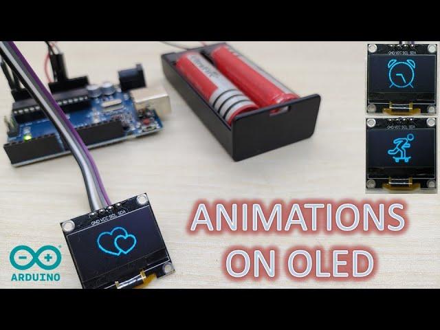 Display Animations on OLED using Arduino || Easiest Method Ever !!!