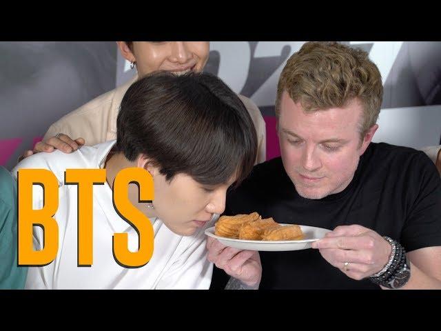 BTS Tries Churros, In N Out & Gets LA Dodgers Gear!