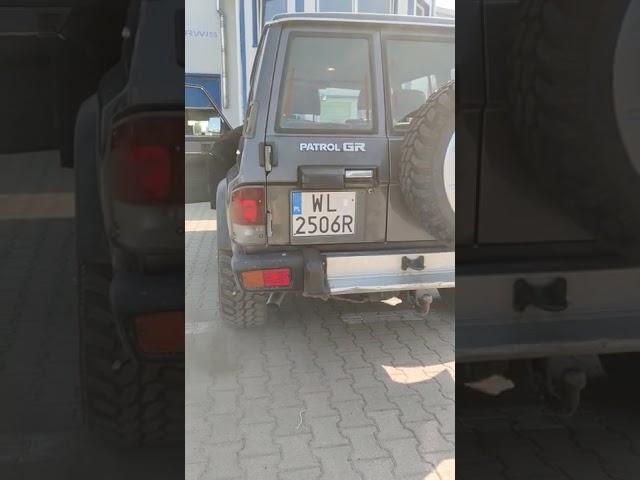 Nissan Patrol Y60 2.8 Straight Pipe sound 2.5' TurboBack