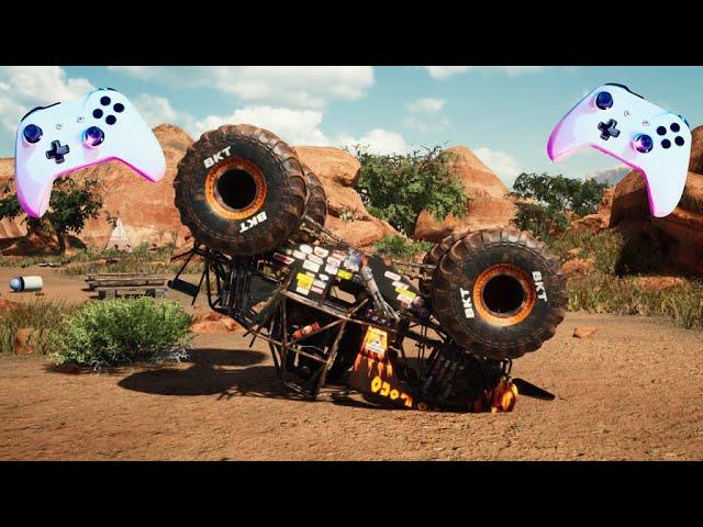 Breaking Physics Rules in Monster Jam Steel Titans with a Gamepad!