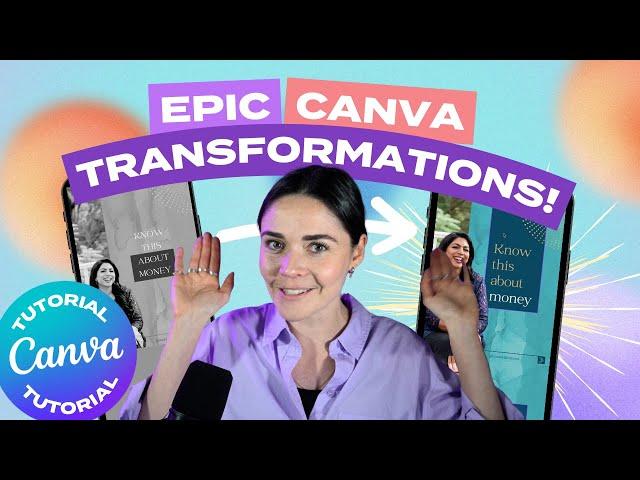 How to FIX your CANVA designs! Live editing designs from my students