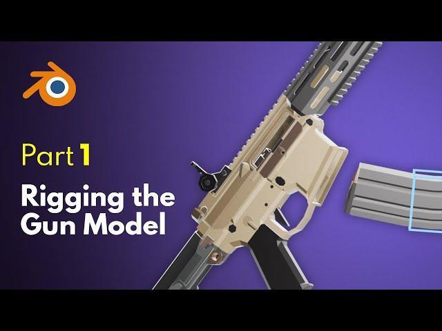 Rigging the Gun Model in Blender | Unreal Engine 5 FPS Game Tutorial #1