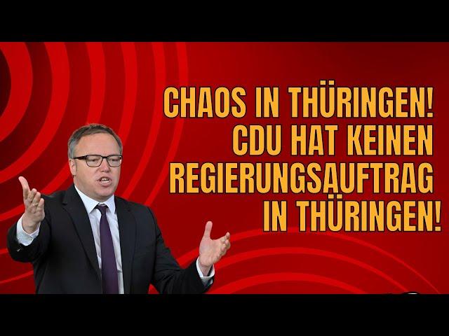 CDU hat keinen Regierungsauftrag in Thüringen Widerstand gegen BSW CDU kann verlieren Wagenknecht