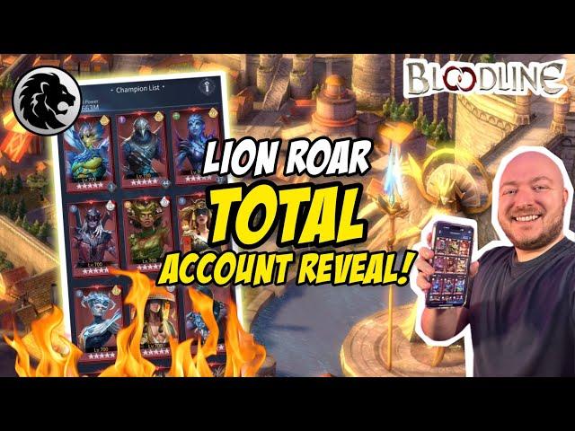 Lion Roar TOTAL ACCOUNT REVEAL | Roster, Guardian Stone, Districts... | Bloodline: Heroes of Lithas