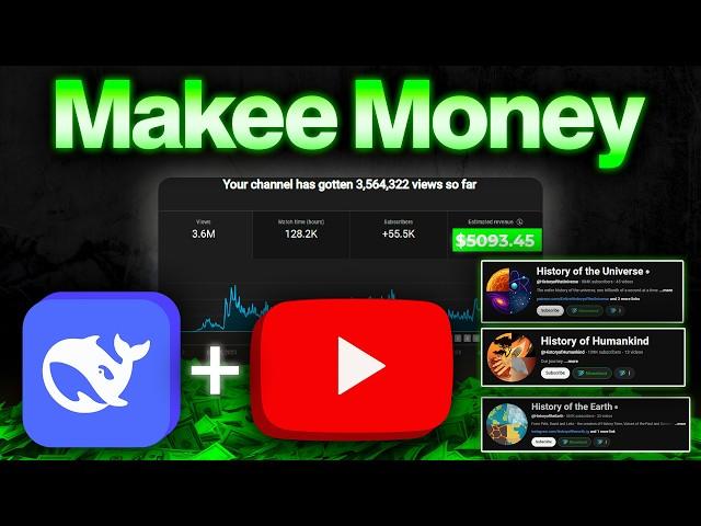 How to make money with YouTube with DeepSeek AI Free Method