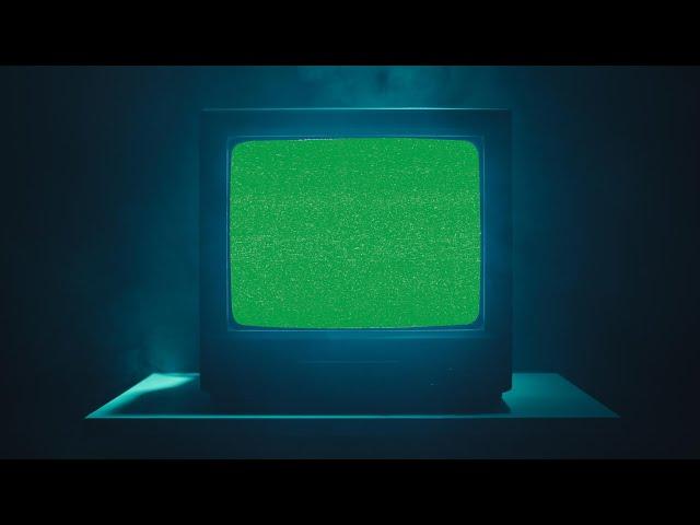 Old Retro TV Green Screen | 4K | Vintage | Global Kreators