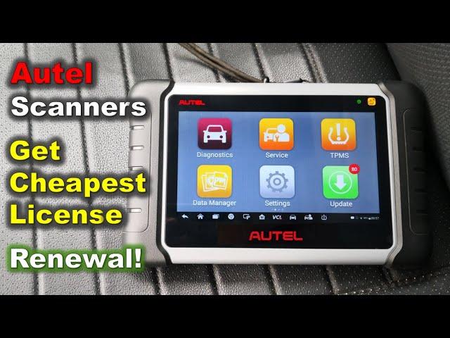 Autel Scanner: CHEAPEST way to Renew Autel Subscription / Save MONEY on Your Autel Scanner Updates