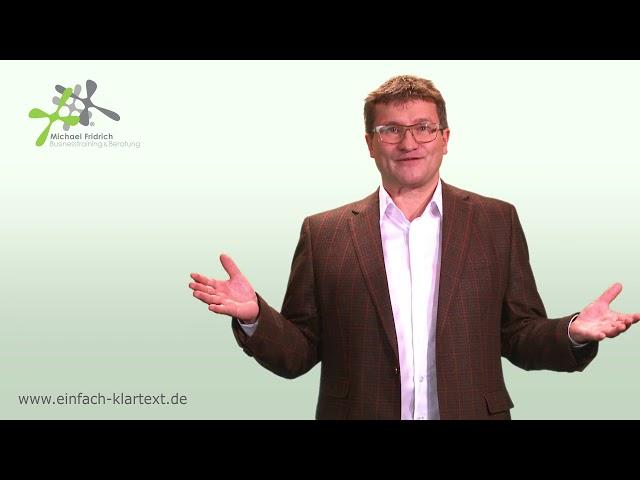 Vorbereitung auf die mediale Bühne I Businesscoach Michael Fridrich