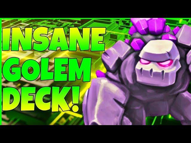 INSANE GOLEM DECK FOR RUN AWAY FROM MIDLADDER ️ - FACE CAM  &COMUNTARY