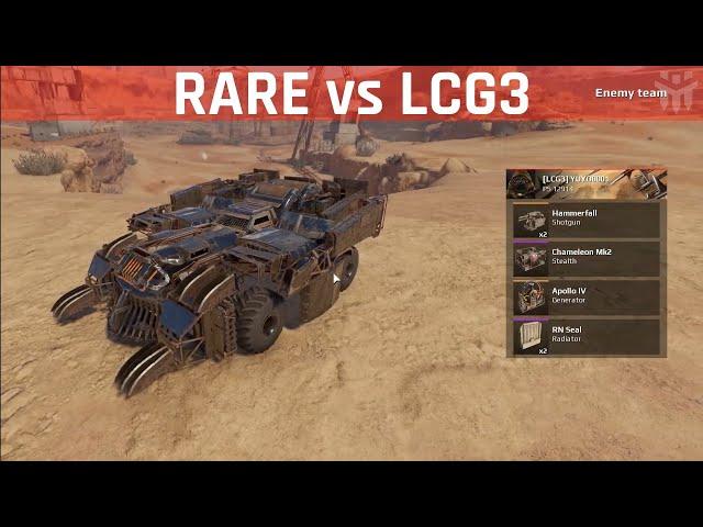 RARE vs LCG3 | Crossout Clan Wars