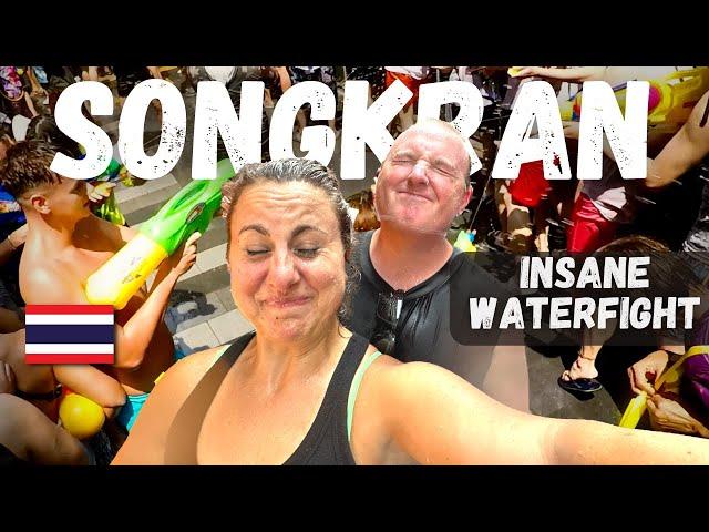 World’s BIGGEST WATER FIGHT! | INSANE Bangkok Songkran Festival 2023