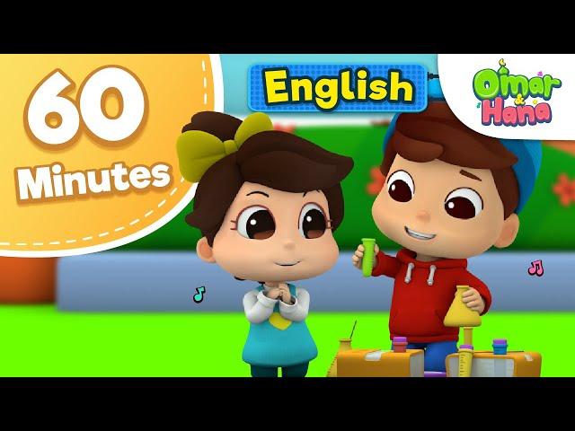 Omar & Hana | 60 minutes compilation | Islamic cartoons for Kids |