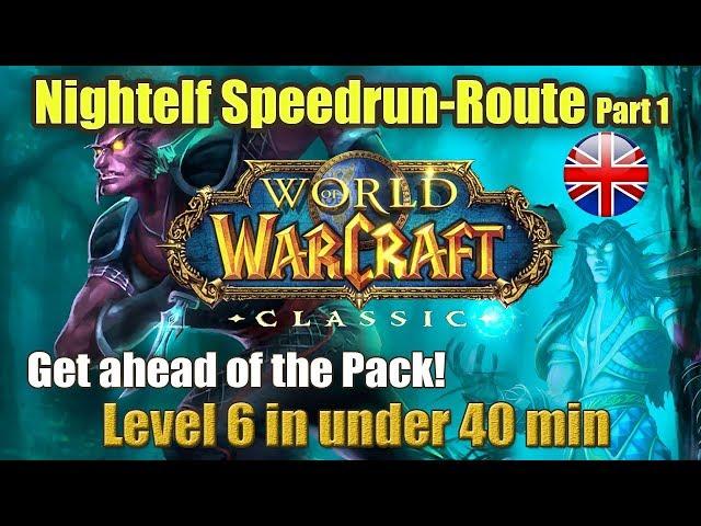 Classic WoW Startzone-Speedrun! Part 1.1 Night Elf !