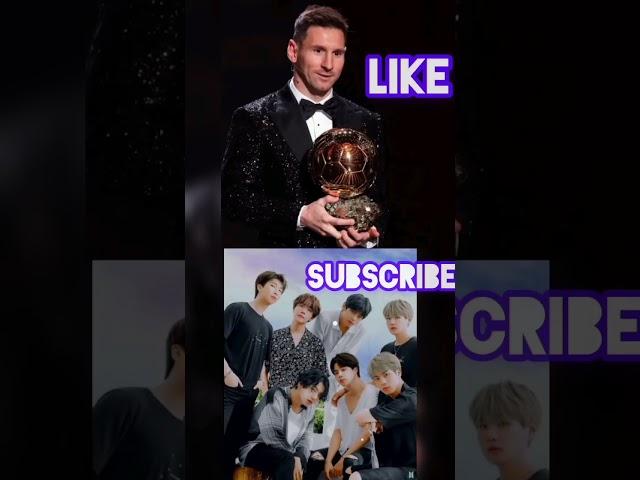 messi vs BTS like and subscribe #viral #popular #shorts