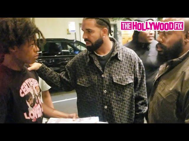 Drake Lectures An Autograph Dealer Who He See's Asking For An Autograph Everyday In New York, NY