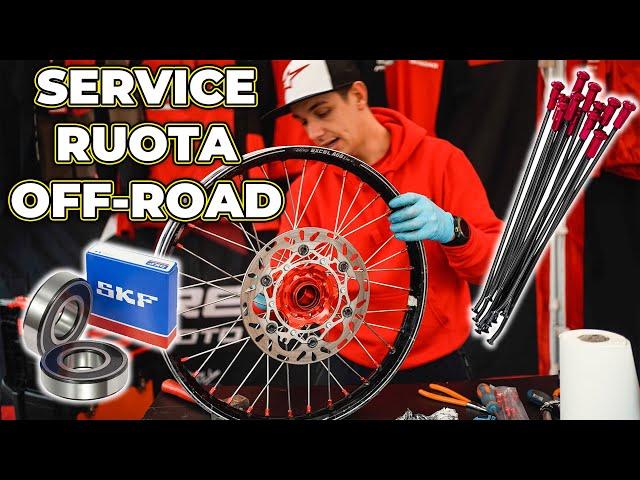 TUTORIAL MAINTENANCE CHANGE SPOKE + WHEEL BEARINGS OFF-ROAD