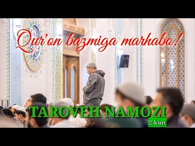 Taroveh kechasi (2-kun) #jonli. Ramazon suhbati va go'zal qiroatlar