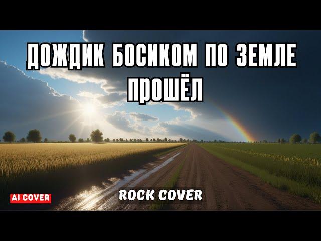 Дождик по земле босиком прошел (Ai cover) - Rock Cover