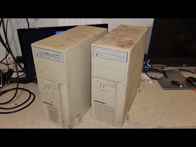 2 Barn Find Micron PC's from the mid 90's  PART 1