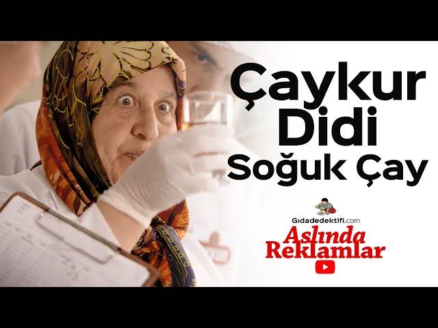 Naciye teyze bizi nasıl kandırıyor? Çaykur Didi Şeftali Aromalı Soğuk Çay #AslındaReklamlar