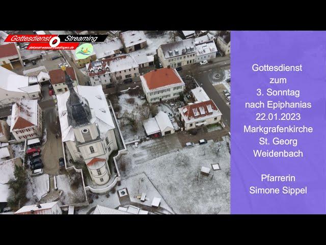 Videogottesdienst 22.01.23 St  Georg Weidenbach