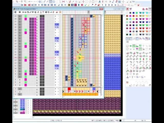 Stoll M1 Plus: Pocket with bind-off using color arrangement