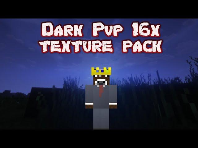  Dark Pvp 16x Pvp Texture Pack [1.7/1.8] 