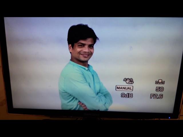 Omkar Manval audition Camera look test