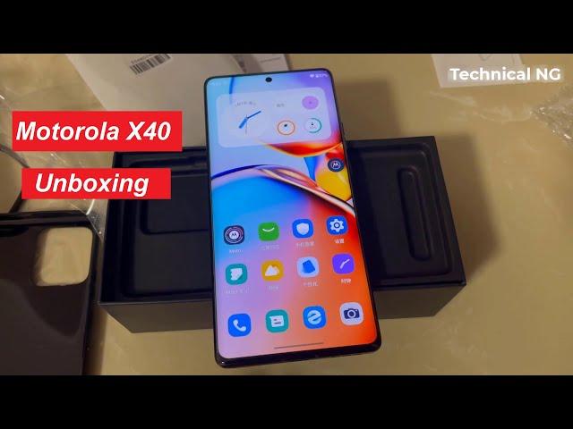 Motorola Moto X40 5G Unboxing