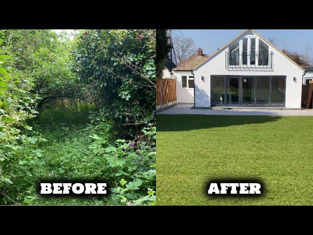 Overgrown Garden Time Lapse - Full Garden Renovation / Restoration