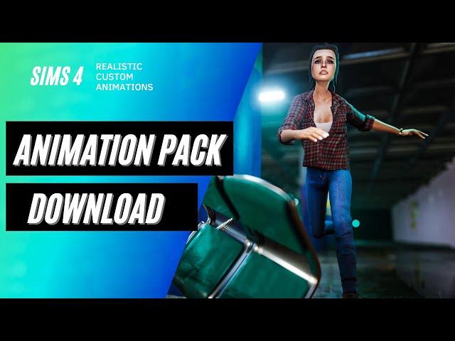 Sims 4 Animation pack #11 Download | Realistic Animation | Free version