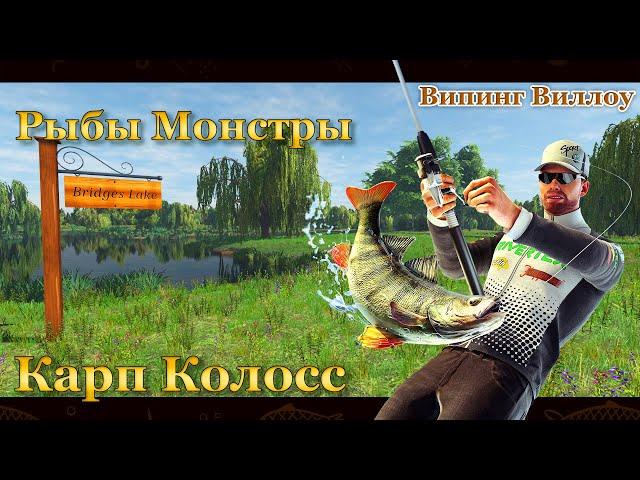 Fishing Planet. Рыбы Монстры. Карп Колосс (Угодья Випинг Виллоу)