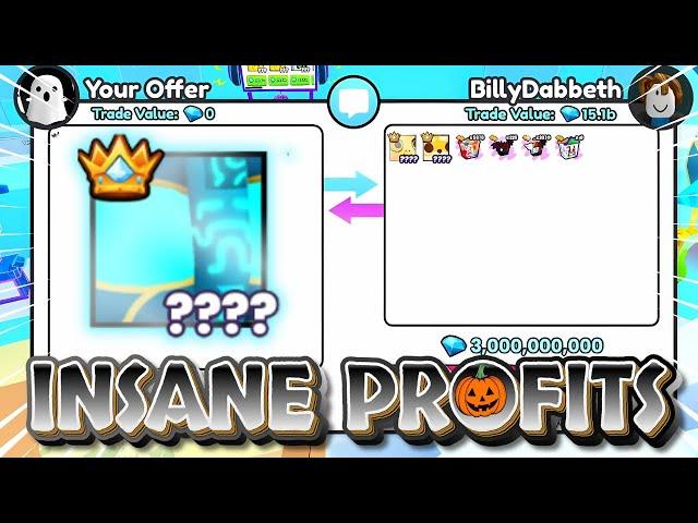 Pet Simulator 99 - DAY 8 Trading until I am on RAP LEADERBOARD  TITANIC Shiny Atlantean Jellyfish 