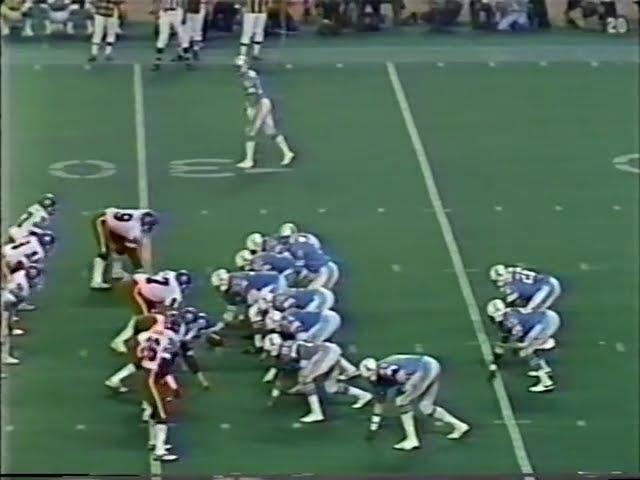 1979 NFL AFC Wildcard Game Denver Broncos at Houston Oilers