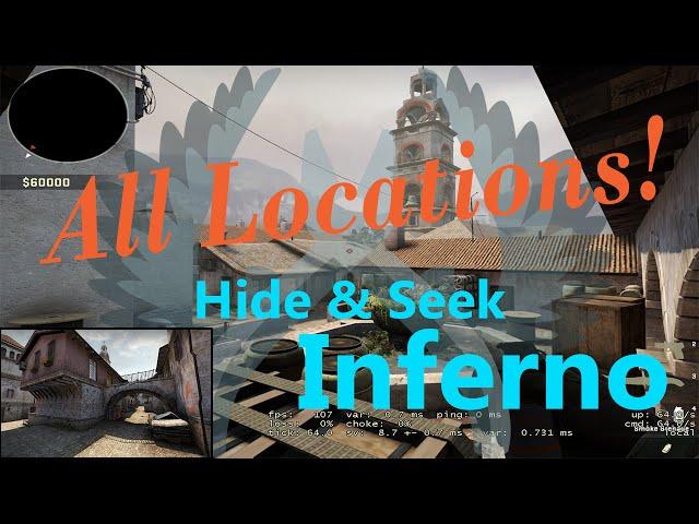 CS:GO Hide & Seek Inferno All Secrets and Hidden Locations!