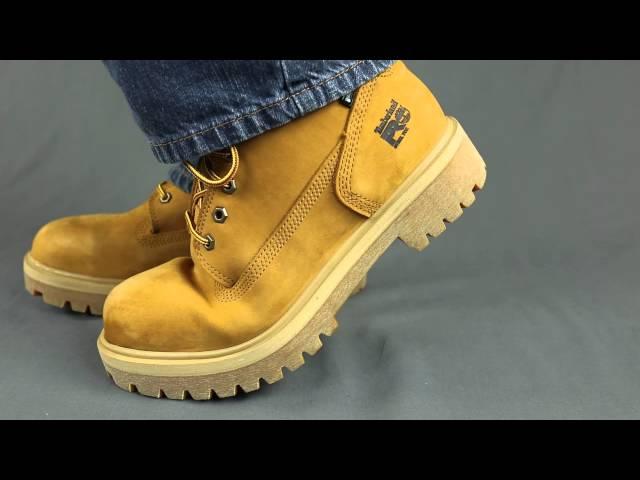 Timberland PRO Waterproof 65016 Wheat Nubuck Steel Toe Boots