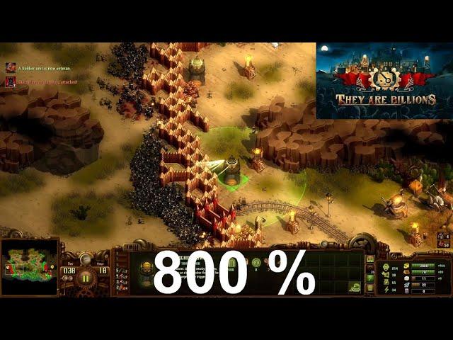 They Are Billions - The New Empire (Campaign mode) - 800 % / Highest difficulty - Ep 1 No commentary