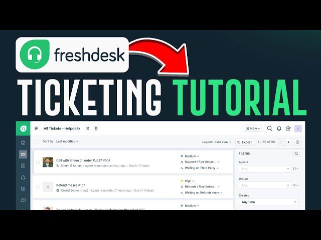 FreshDesk Ticketing | How To Use Freshdesk