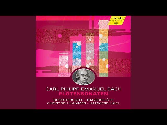 Flute Sonata in G Major, Wq. 127, H. 554: I. Adagio
