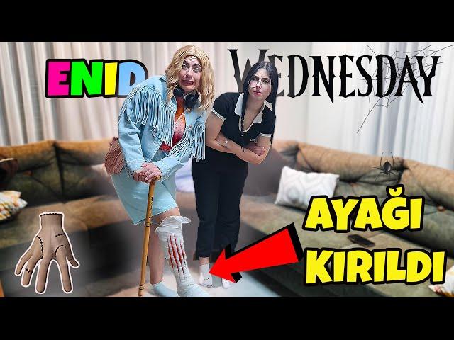 ENID AYAĞINI KIRDI | WEDNESDAY ADDAMS  VE ENID BARIŞACAK MI ? | EYLÜL LAL