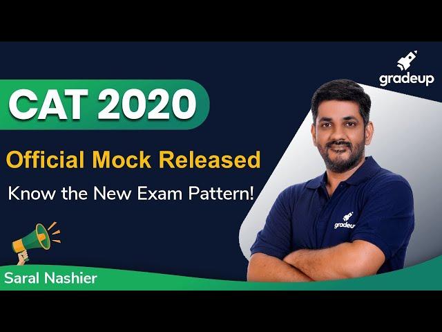 CAT 2020 NEW EXAM PATTERN DETAILS | CAT 2020 OFFICIAL MOCK RELEASED!!