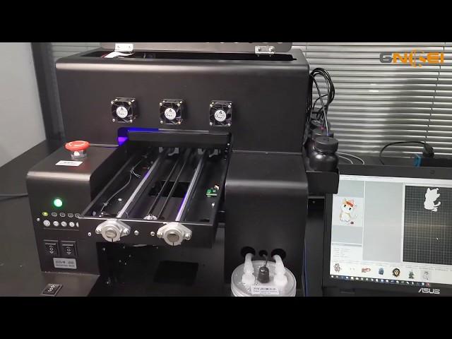 GNFEI GF3408 A4 UV Flatbed Glass Printer Glass Printing Machine