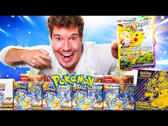 Das XXL Pikachu Booster Opening! Stürmische Funken