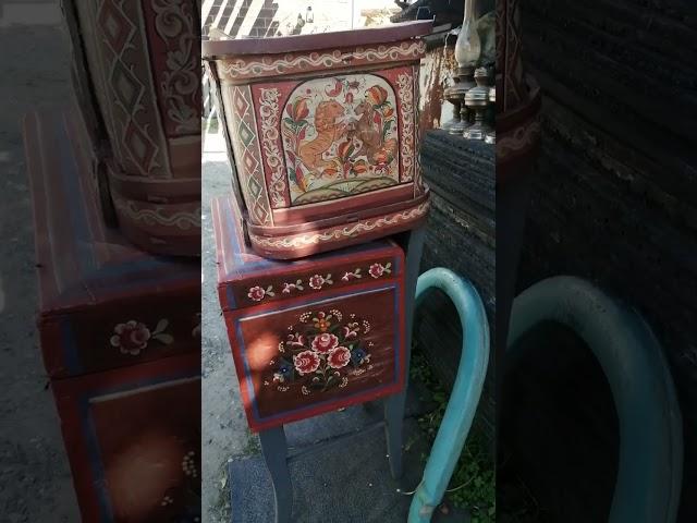 Расписные старинные вещи