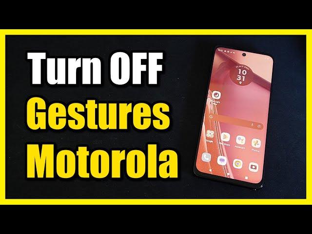 How to Turn OFF Gestures on Motorola Phone (Disable Moto Action Feature)