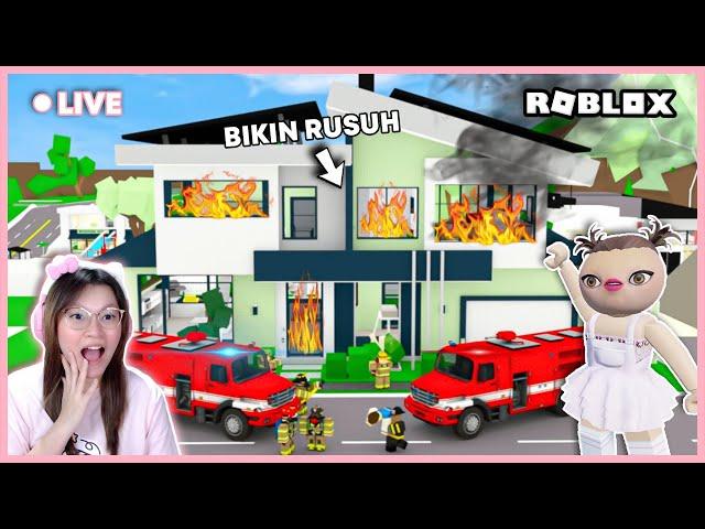 RUSUHIN RUMAH ORANG RANDOM ?!!  [BROOKHAVEN ROBLOX INDONESIA]