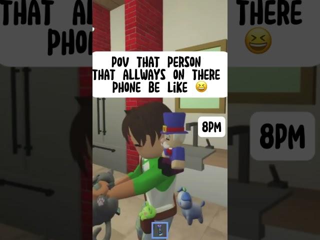 POV that person that allways on there phone be like  #roblox #brookhaven #shorts